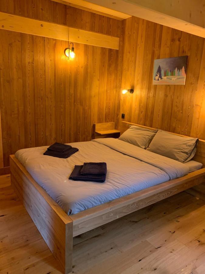 Chalet Du Champel Jacuzzi 圣热尔韦莱班 外观 照片